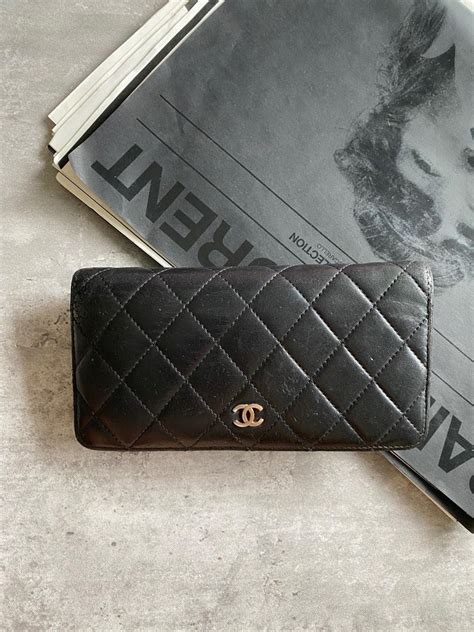 chanel wallet lambskin|authentic chanel lambskin wallet.